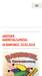 Mobile Screenshot of karneval-bawinkel.de